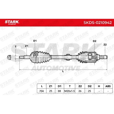 Półoś Napędowa Stark SKDS-0210942 SKDS-0210942 - foto 7