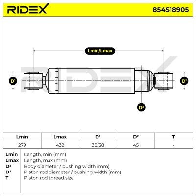 Amortyzator RIDEX 854S18905 854S18905 - foto 7