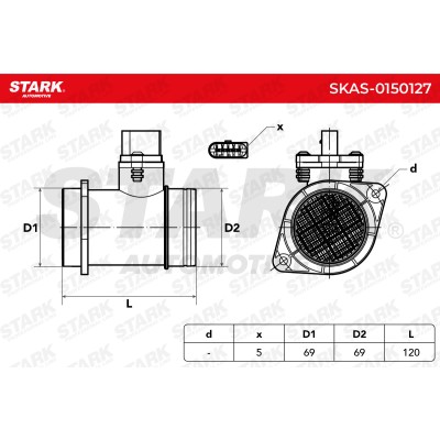Przepływomierz Stark SKAS-0150127 SKAS-0150127 - foto 6