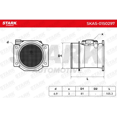 Przepływomierz Stark SKAS-0150297 SKAS-0150297 - foto 5