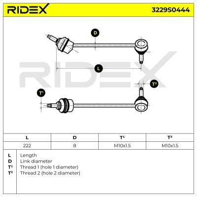 Łącznik Stabilizatora RIDEX 3229S0444 3229S0444 - foto 7