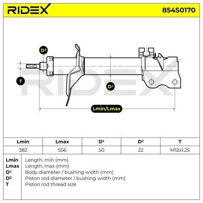 Amortyzator RIDEX 854S0170 854S0170 - foto 8