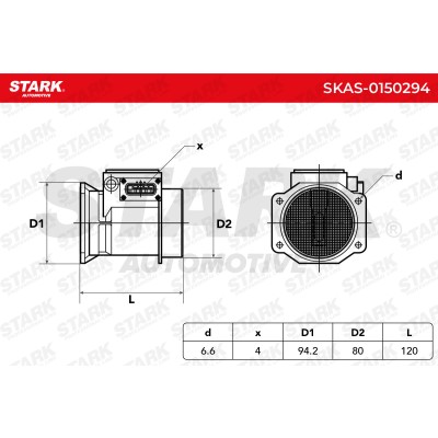Przepływomierz Stark SKAS-0150294 SKAS-0150294 - foto 12
