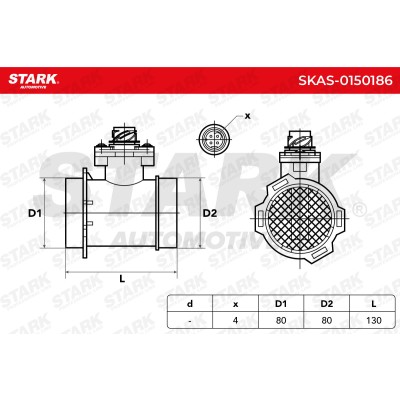 Przepływomierz Stark SKAS-0150186 SKAS-0150186 - foto 5