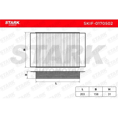 Filtr Kabinowy Stark SKIF-0170502 SKIF-0170502 - foto 6