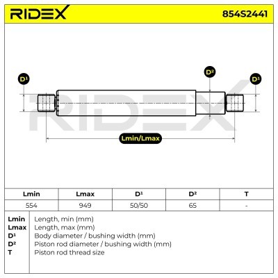 Amortyzator RIDEX 854S2441 854S2441 - foto 8