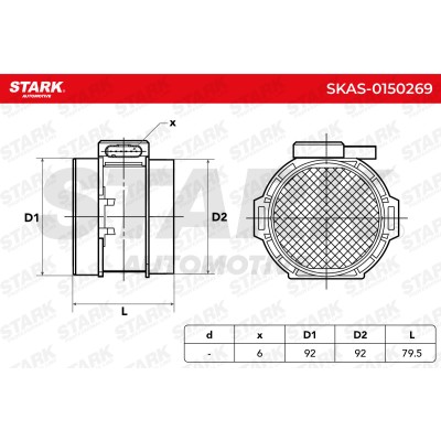 Przepływomierz Stark SKAS-0150269 SKAS-0150269 - foto 6
