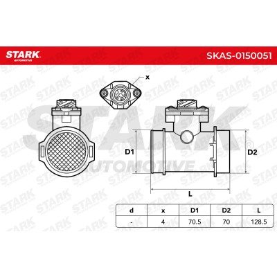 Przepływomierz Stark SKAS-0150051 SKAS-0150051 - foto 3
