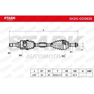 Półoś Napędowa Stark SKDS-0210635 SKDS-0210635 - foto 7