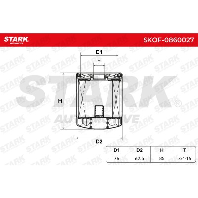 Filtr Oleju Stark SKOF-0860027 SKOF-0860027 - foto 5