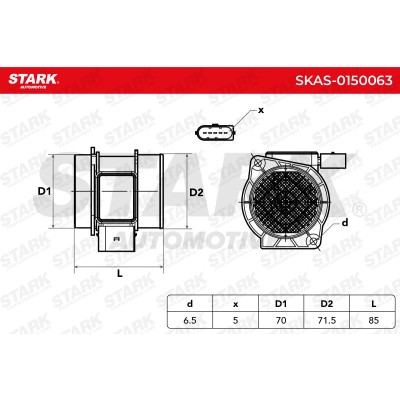 Przepływomierz Stark SKAS-0150063 SKAS-0150063 - foto 6