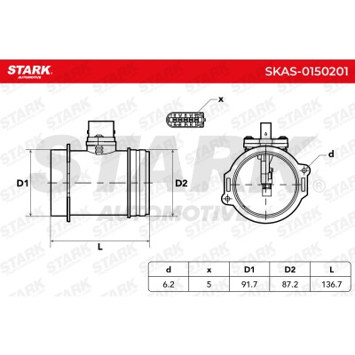 Przepływomierz Stark SKAS-0150201 SKAS-0150201 - foto 5