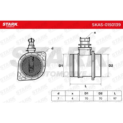 Przepływomierz Stark SKAS-0150139 SKAS-0150139 - foto 5