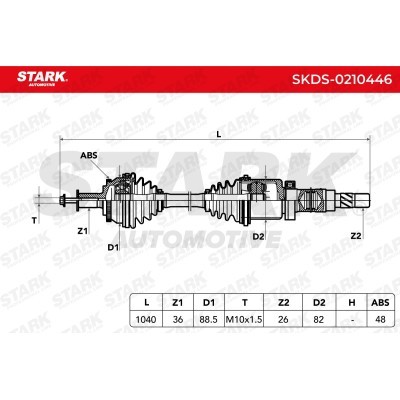 Półoś Napędowa Stark SKDS-0210446 SKDS-0210446 - foto 7