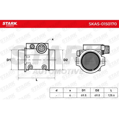Przepływomierz Stark SKAS-0150170 SKAS-0150170 - foto 6