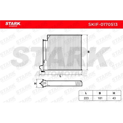 Filtr Kabinowy Stark SKIF-0170513 SKIF-0170513 - foto 2