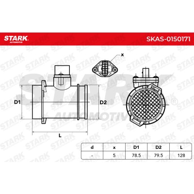 Przepływomierz Stark SKAS-0150171 SKAS-0150171 - foto 6
