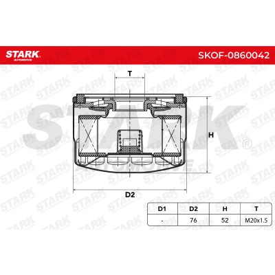 Filtr Oleju Stark SKOF-0860042 SKOF-0860042 - foto 7
