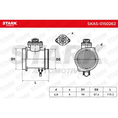 Przepływomierz Stark SKAS-0150262 SKAS-0150262 - foto 6