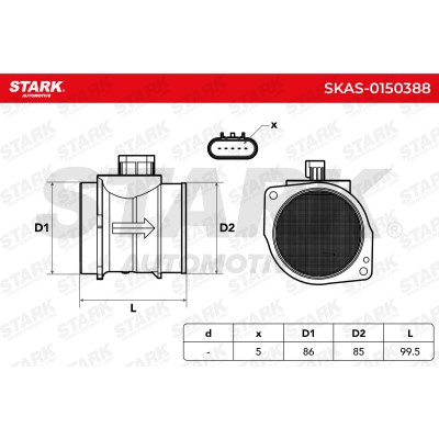 Przepływomierz Stark SKAS-0150388 SKAS-0150388 - foto 5