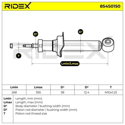 Amortyzator RIDEX 854S0150 854S0150 - foto 9