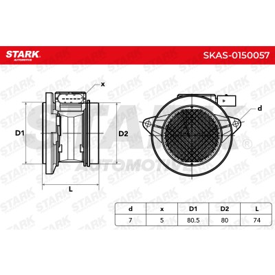 Przepływomierz Stark SKAS-0150057 SKAS-0150057 - foto 3