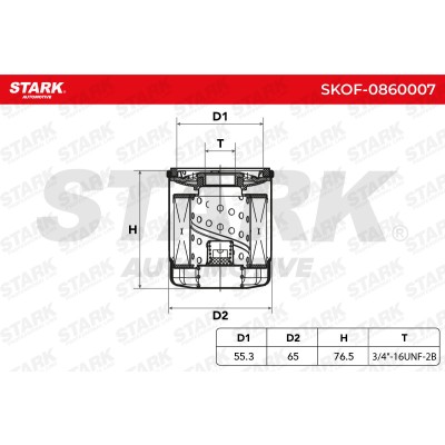 Filtr Oleju Stark SKOF-0860007 SKOF-0860007 - foto 6