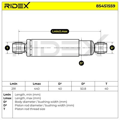 Amortyzator RIDEX 854S1559 854S1559 - foto 7