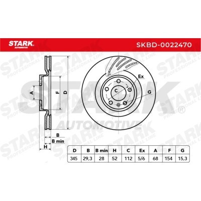 Tarcza hamulcowa Stark SKBD-0022470 SKBD-0022470 - foto 5