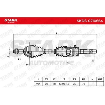 Półoś Napędowa Stark SKDS-0210664 SKDS-0210664 - foto 7