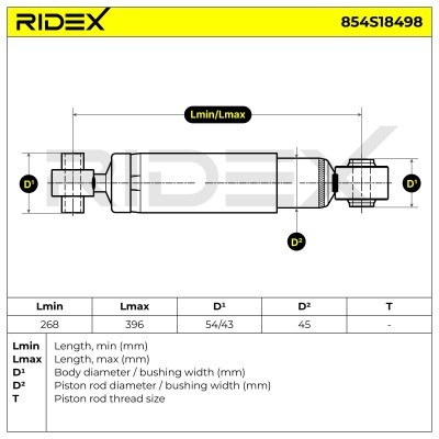 Amortyzator RIDEX 854S18498 854S18498 - foto 7