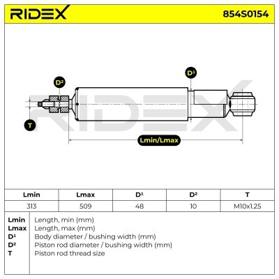 Amortyzator RIDEX 854S0154 854S0154 - foto 9