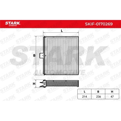 Filtr Kabinowy Stark SKIF-0170269 SKIF-0170269 - foto 6
