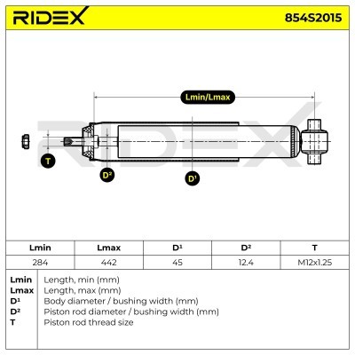 Amortyzator RIDEX 854S2015 854S2015 - foto 6