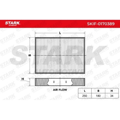 Filtr Kabinowy Stark SKIF-0170389 SKIF-0170389 - foto 4