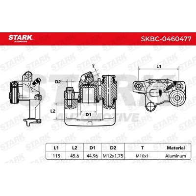 Zacisk Hamulcowy Stark SKBC-0460477 SKBC-0460477 - foto 6