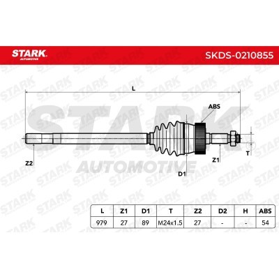 Półoś Napędowa Stark SKDS-0210855 SKDS-0210855 - foto 7