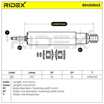 Amortyzator RIDEX 854S0643 854S0643 - foto 6