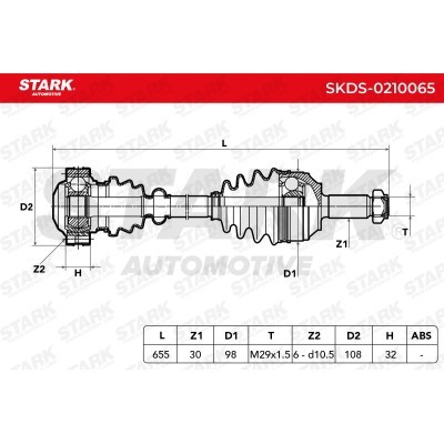 Półoś Napędowa Stark SKDS-0210065 SKDS-0210065 - foto 7
