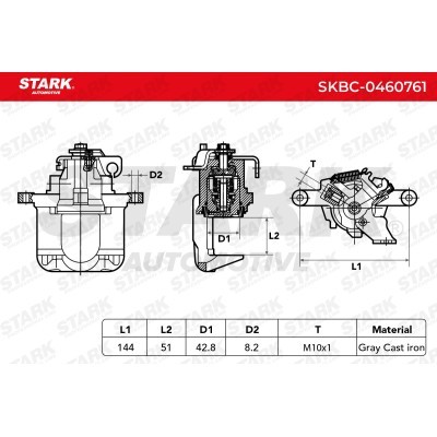 Zacisk Hamulcowy Stark SKBC-0460761 SKBC-0460761 - foto 6