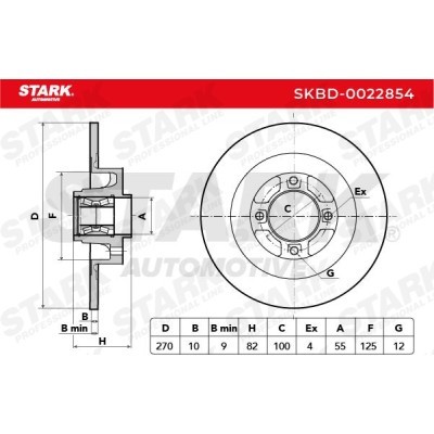 Tarcza hamulcowa Stark SKBD-0022854 SKBD-0022854 - foto 4