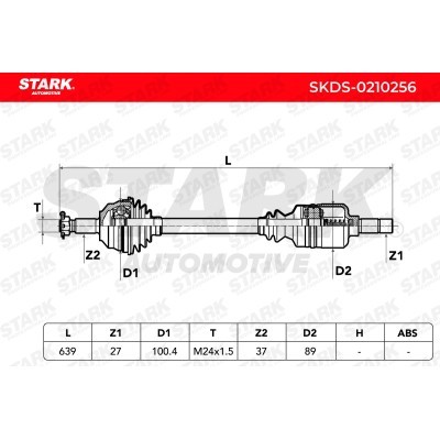 Półoś Napędowa Stark SKDS-0210256 SKDS-0210256 - foto 5