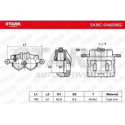 Zacisk Hamulcowy Stark SKBC-0460562 SKBC-0460562 - foto 6