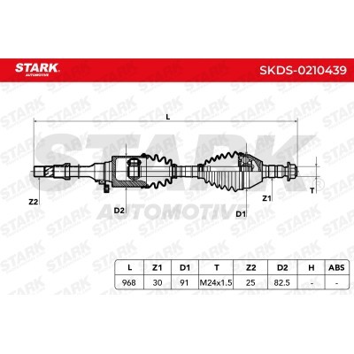 Półoś Napędowa Stark SKDS-0210439 SKDS-0210439 - foto 6