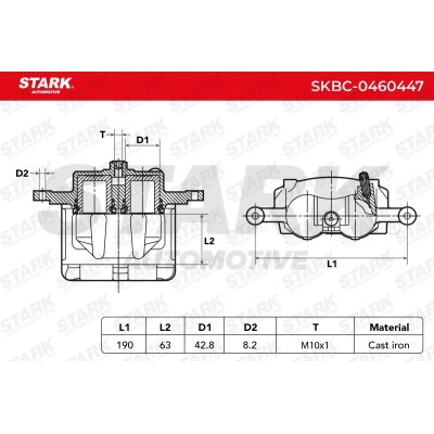Zacisk Hamulcowy Stark SKBC-0460447 SKBC-0460447 - foto 4