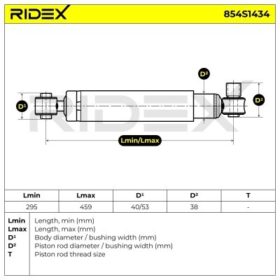 Amortyzator RIDEX 854S1434 854S1434 - foto 8