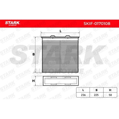 Filtr Kabinowy Stark SKIF-0170108 SKIF-0170108 - foto 7