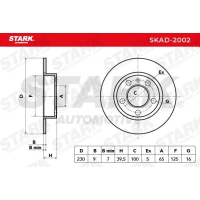 Tarcza hamulcowa Stark SKAD-2002 SKAD-2002 - foto 8