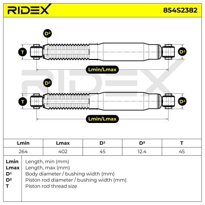 Amortyzator RIDEX 854S2382 854S2382 - foto 4