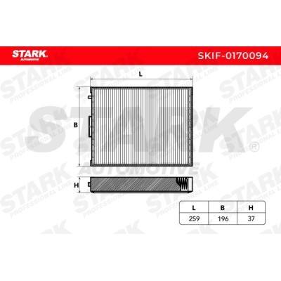Filtr Kabinowy Stark SKIF-0170094 SKIF-0170094 - foto 2